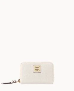 Saffiano Large Zip Around Credit Card Case Black 36 Saffiano Large Zip Around Credit Card Case Black -Dooney & Bourke W0322G SIECSIEC