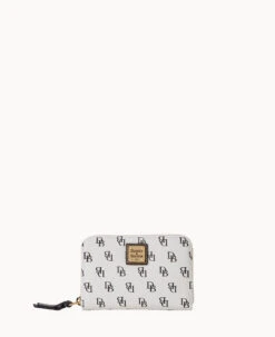 Gretta Medium Zip Around Wallet Bordeaux -Dooney & Bourke W0323G NGWHPABL