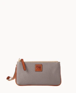 Pebble Grain Medium Wristlet Blush -Dooney & Bourke W0326G 9PELPAKR