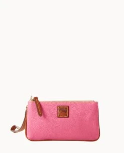Pebble Grain Medium Wristlet Blush -Dooney & Bourke W0326G 9PHPPAKR