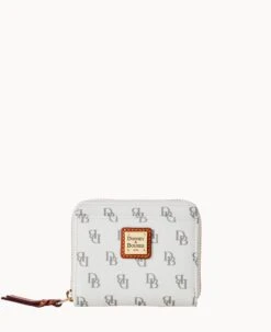 Gretta Small Zip Around Wallet Bordeaux -Dooney & Bourke W0329G NGBOPATN