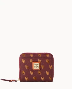 Gretta Small Zip Around Wallet Bordeaux -Dooney & Bourke W0329G NGBXPATN 2
