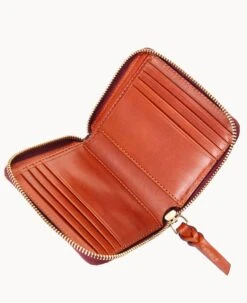 Gretta Small Zip Around Wallet Bordeaux -Dooney & Bourke W0329G NGBXPATN ALT2 1