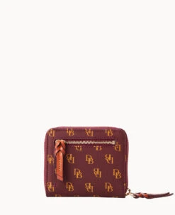 Gretta Small Zip Around Wallet Bordeaux -Dooney & Bourke W0329G NGBXPATN ALT3
