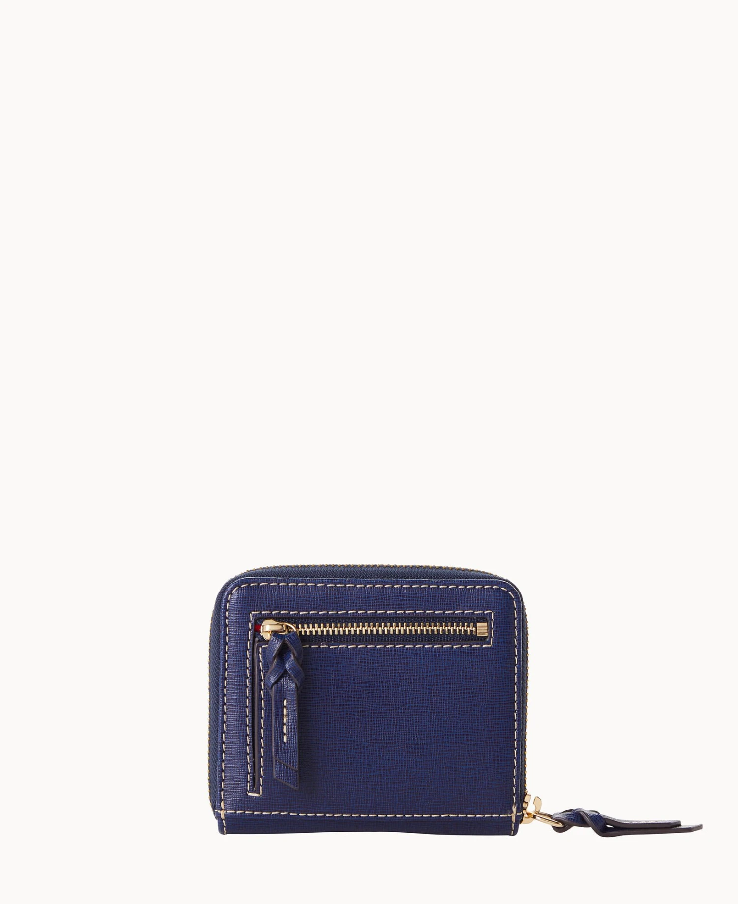 Saffiano Small Zip Around Wallet Marine 10 Saffiano Small Zip Around Wallet Marine - Image 10