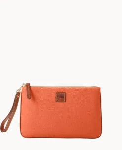 Pebble Grain Large Wristlet Blush -Dooney & Bourke W0333G 9PCRPAKR