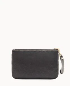 Saffiano Triple Zip Wristlet Black -Dooney & Bourke W0335G SIBLSIBL ALT3 1