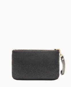 Saffiano Triple Zip Wristlet Black -Dooney & Bourke W0335G SIBLSIBL ALT3
