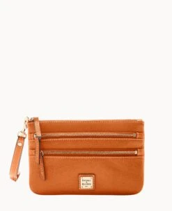 Saffiano Triple Zip Wristlet Black -Dooney & Bourke W0335G SINASINA