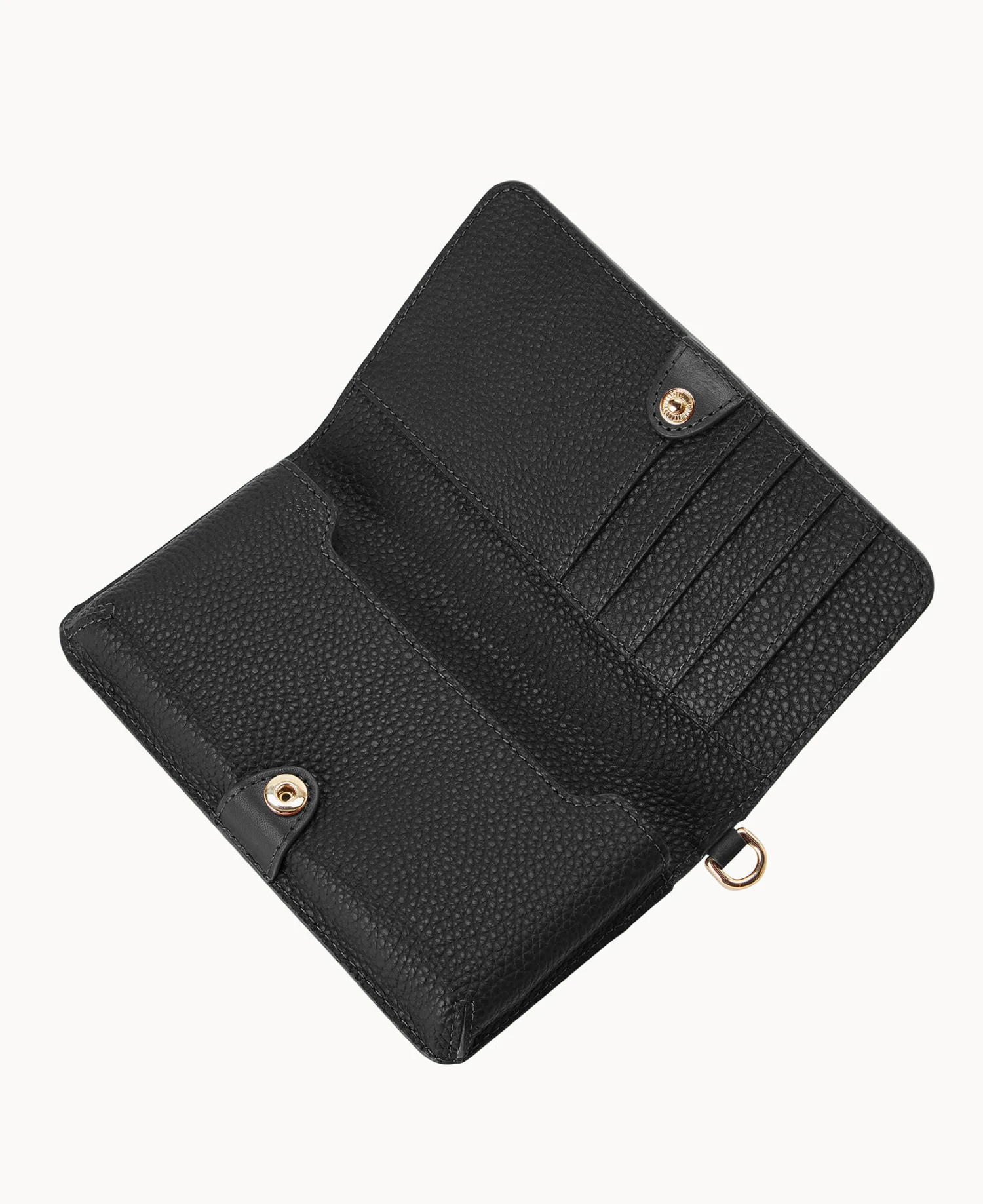 Pebble Grain Fey Phone Wristlet Black Black 3 Pebble Grain Fey Phone Wristlet Black Black - Image 3