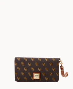 Gretta Fey Phone Wristlet Brown Tmoro