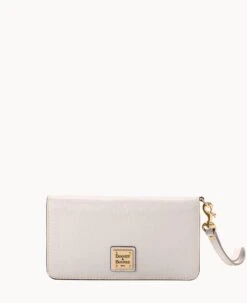 Saffiano Fey Phone Wristlet Amber -Dooney & Bourke W0431G SIECSIEC