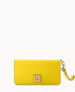 Saffiano Fey Phone Wristlet Amber -Dooney & Bourke W0431G SIFOSIFO