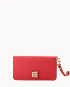 Saffiano Fey Phone Wristlet Amber -Dooney & Bourke W0431G SITOSITO