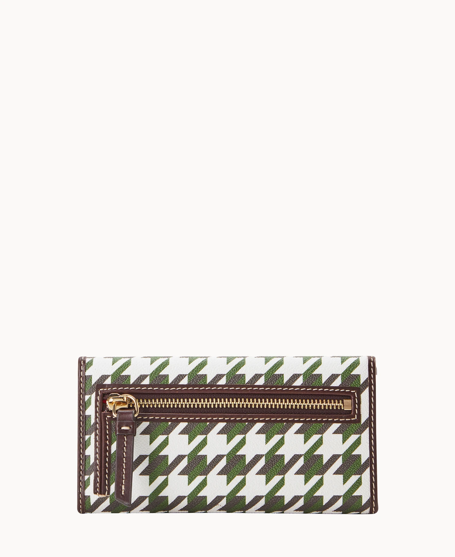 Houndstooth Continental Clutch Green 4 Houndstooth Continental Clutch Green - Image 4