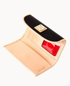 Patent Continental Clutch Black -Dooney & Bourke W0507G PTBLSVNA0002 ALT2