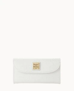 Saffiano Continental Clutch Off White -Dooney & Bourke W0507G SIOWSIOW0002 1