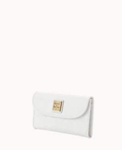Saffiano Continental Clutch Off White -Dooney & Bourke W0507G SIOWSIOW0002 ALT1 1