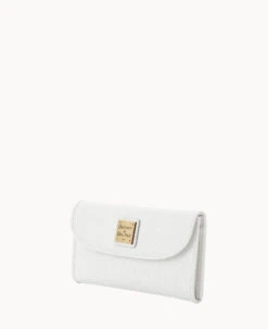 Saffiano Continental Clutch Off White -Dooney & Bourke W0507G SIOWSIOW0002 ALT1