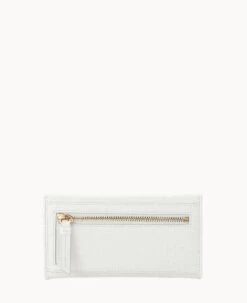Saffiano Continental Clutch Off White -Dooney & Bourke W0507G SIOWSIOW0002 ALT3 1
