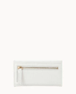 Saffiano Continental Clutch Off White -Dooney & Bourke W0507G SIOWSIOW0002 ALT3