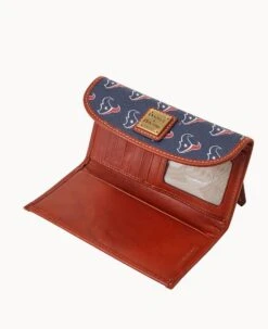 NFL Texans Continental Clutch TEXANS -Dooney & Bourke W0507M NJNVPATNTEXA ALT2 1
