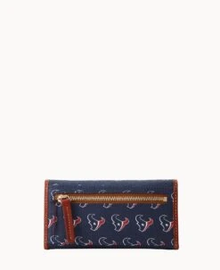 NFL Texans Continental Clutch TEXANS -Dooney & Bourke W0507M NJNVPATNTEXA ALT3 1