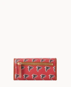 NFL Falcons Continental Clutch FALCONS -Dooney & Bourke W0507M NJRDPATNFALC ALT3