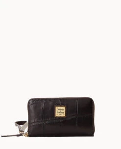 Denison Zip Around Phone Wristlet Espresso -Dooney & Bourke W1102G 8DEEPABM0002 2