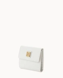 Saffiano Small Flap Credit Card Wallet Off White 25 Saffiano Small Flap Credit Card Wallet Off White -Dooney & Bourke W1106G SIOWSIOW0002 ALT1 1