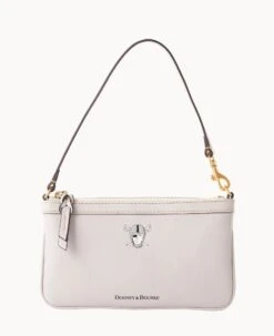 NFL Raiders Large Slim Wristlet RAIDERS -Dooney & Bourke W1111D N1ECSCECRAID 2