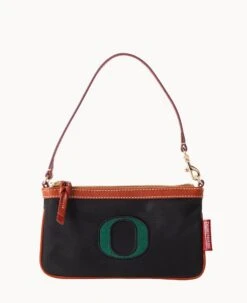 Collegiate University Of Oregon Large Slim Wristlet OREGON 10 Collegiate University Of Oregon Large Slim Wristlet OREGON -Dooney & Bourke W1111G INBLPATNORE0 1
