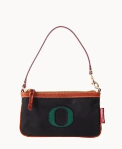 Collegiate University Of Oregon Large Slim Wristlet OREGON 13 Collegiate University Of Oregon Large Slim Wristlet OREGON -Dooney & Bourke W1111G INBLPATNORE0 2