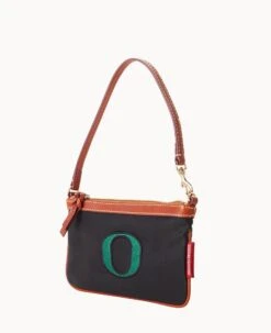 Collegiate University Of Oregon Large Slim Wristlet OREGON 11 Collegiate University Of Oregon Large Slim Wristlet OREGON -Dooney & Bourke W1111G INBLPATNORE0 ALT1 1