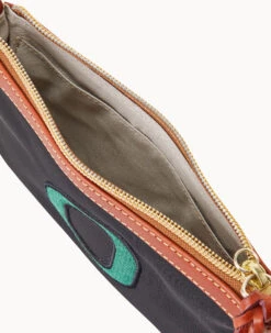 Collegiate University Of Oregon Large Slim Wristlet OREGON 9 Collegiate University Of Oregon Large Slim Wristlet OREGON -Dooney & Bourke W1111G INBLPATNORE0 ALT2