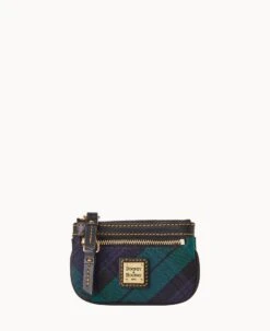 Tartan Small Coin Case Navy 13 Tartan Small Coin Case Navy -Dooney & Bourke W1160G TTNVPABL 1