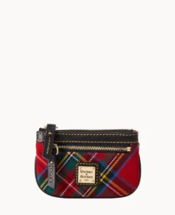 Tartan Small Coin Case Navy 18 Tartan Small Coin Case Navy -Dooney & Bourke W1160G TTRDPABL