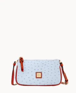 Ostrich Lexi Crossbody Grey 35 Ostrich Lexi Crossbody Grey -Dooney & Bourke W1400G OT3FPATN