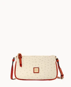 Ostrich Lexi Crossbody Grey 39 Ostrich Lexi Crossbody Grey -Dooney & Bourke W1400G OTBOPATN