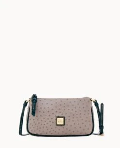 Ostrich Lexi Crossbody Grey 24 Ostrich Lexi Crossbody Grey -Dooney & Bourke W1400G OTGYPABL 1