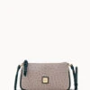Ostrich Lexi Crossbody Grey