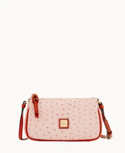 Ostrich Lexi Crossbody Grey 34 Ostrich Lexi Crossbody Grey -Dooney & Bourke W1400G OTROPATN