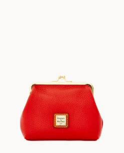 Pebble Grain Large Framed Purse Olive -Dooney & Bourke W1407G AWRDPATN