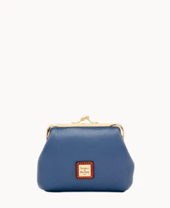 Pebble Grain Large Frame Purse Brown Tmoro -Dooney & Bourke W1407G AWXQPATN0001