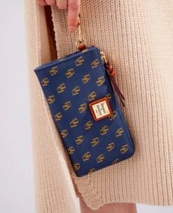 Gretta Folded Zip Wristlet Bone -Dooney & Bourke WGRET0177 ILD lifestyle 1